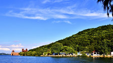 武汉东湖全景旅游风光
