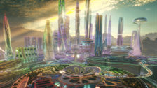 未来城市 虚拟漫游 虚拟现实 智慧城市 